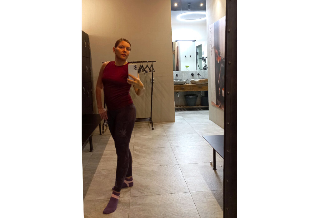 Перед тренировкой, занимаюсь с сентября