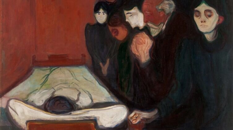    Эдвард Мунк, «У смертного одра», 1895 г. Фото: общественное достояние