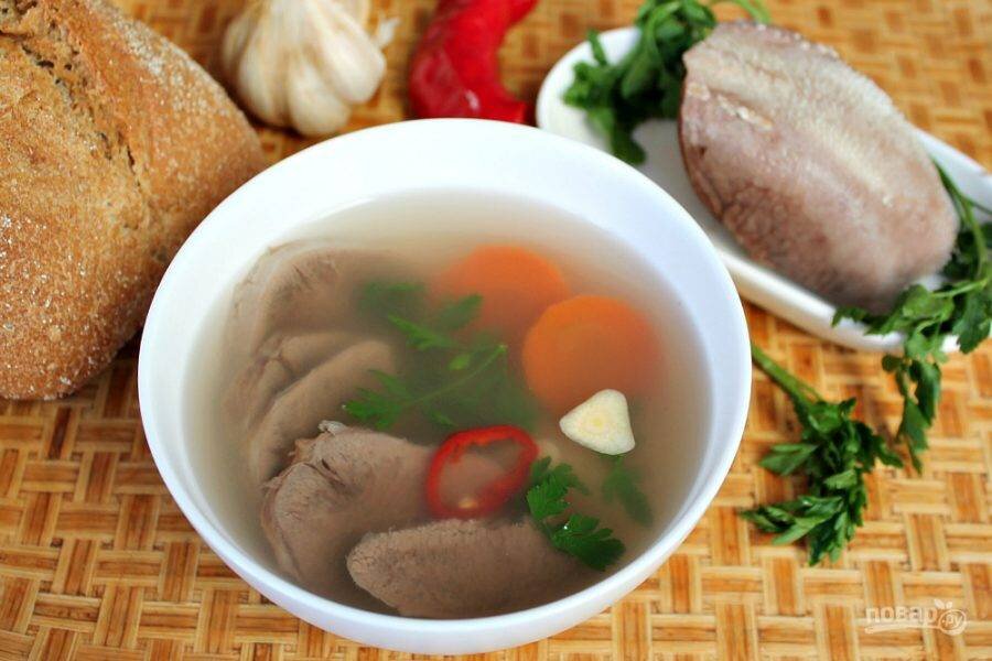 Бульон из языка