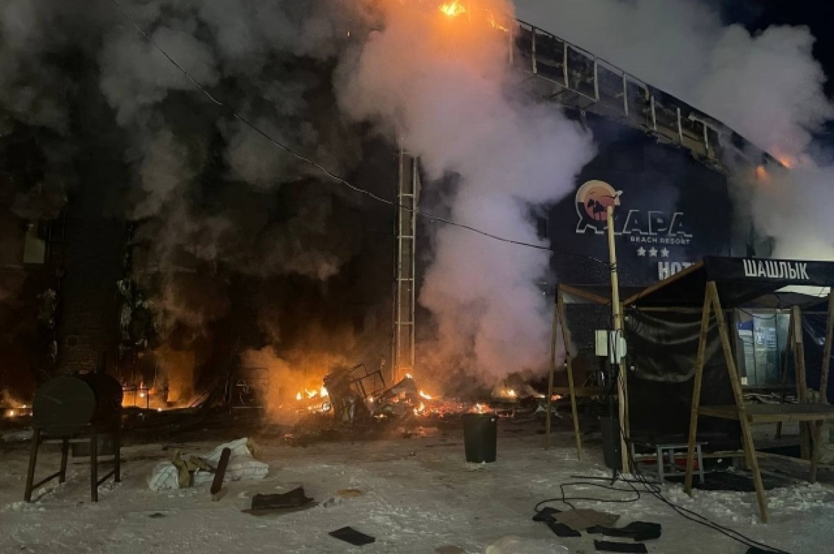    СК проводит доследственную проверку по факту пожара в ресторане в Тольятти