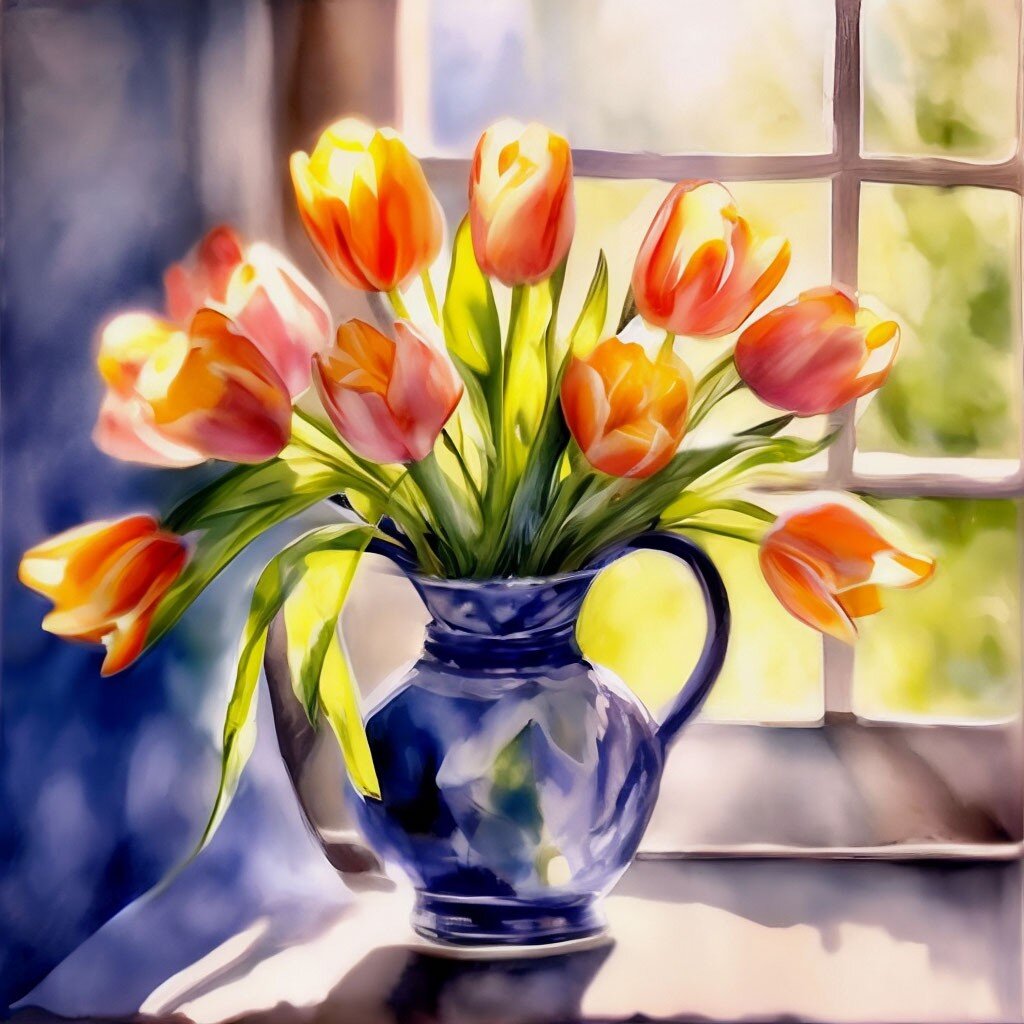 Тюльпаны ( нейросеть) 