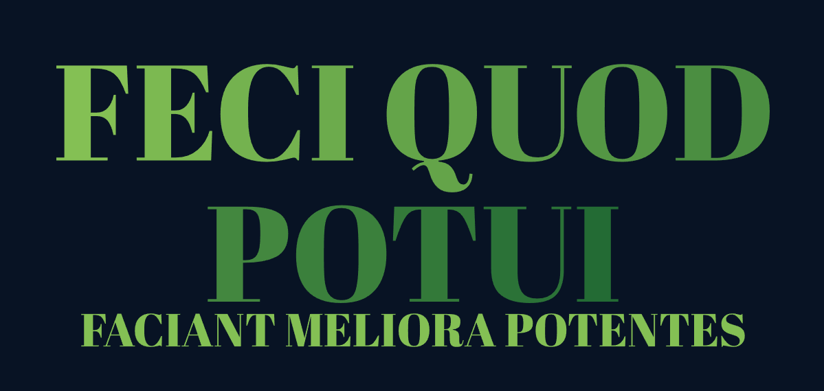 Feci quod potui, faciant meliora potentes — Википедия