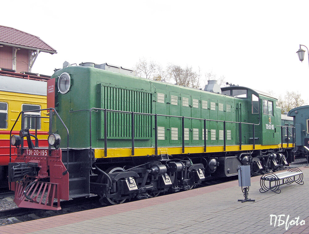 Музей железнодорожного транспорта в Москве.