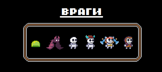 Список врагов из условной игры