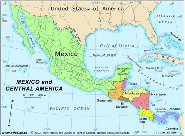 Latinoamérica | Как появились названия стран?