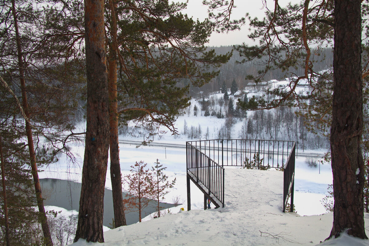 на горе Ермак смотровая площадка