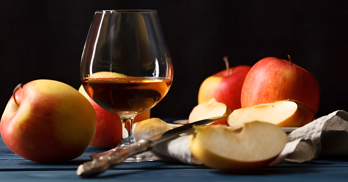 Кальвадос — это крепкий алкогольный напиток, который производится во Франции из отборных яблок определённых сортов