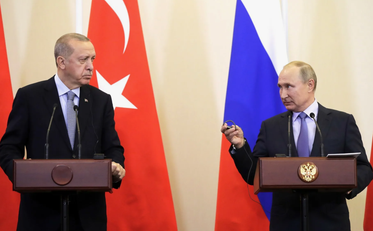 Реджеп Эрдоган и Владимир Путин