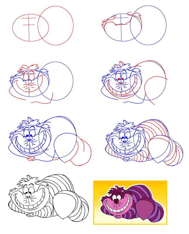 Рисуем чеширского Кота! Уроки вдохновения. Дзен