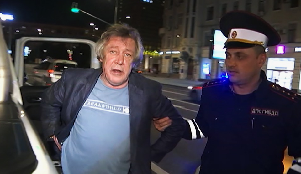 Ефремов на месте преступления