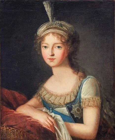 Портрет великой княгини Елизаветы Алексеевны (Луиза). 1790-е годы. Художник Иоганн-Баптист Лампи Ст.