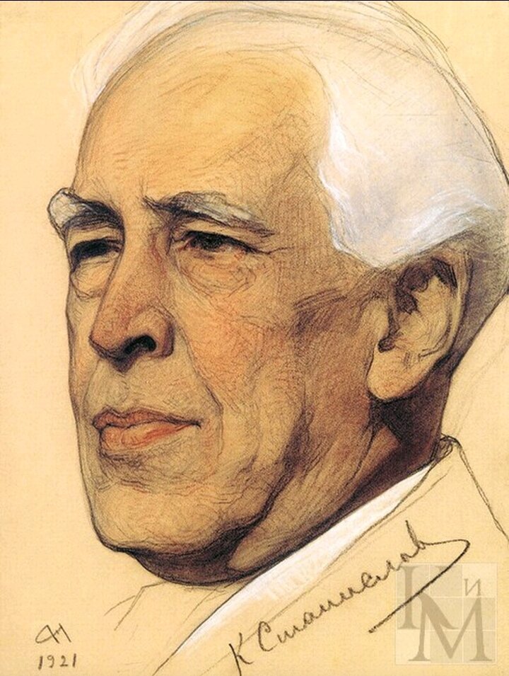 Константин Сергеевич Станиславский. Рисунок Н.А. Андреева 