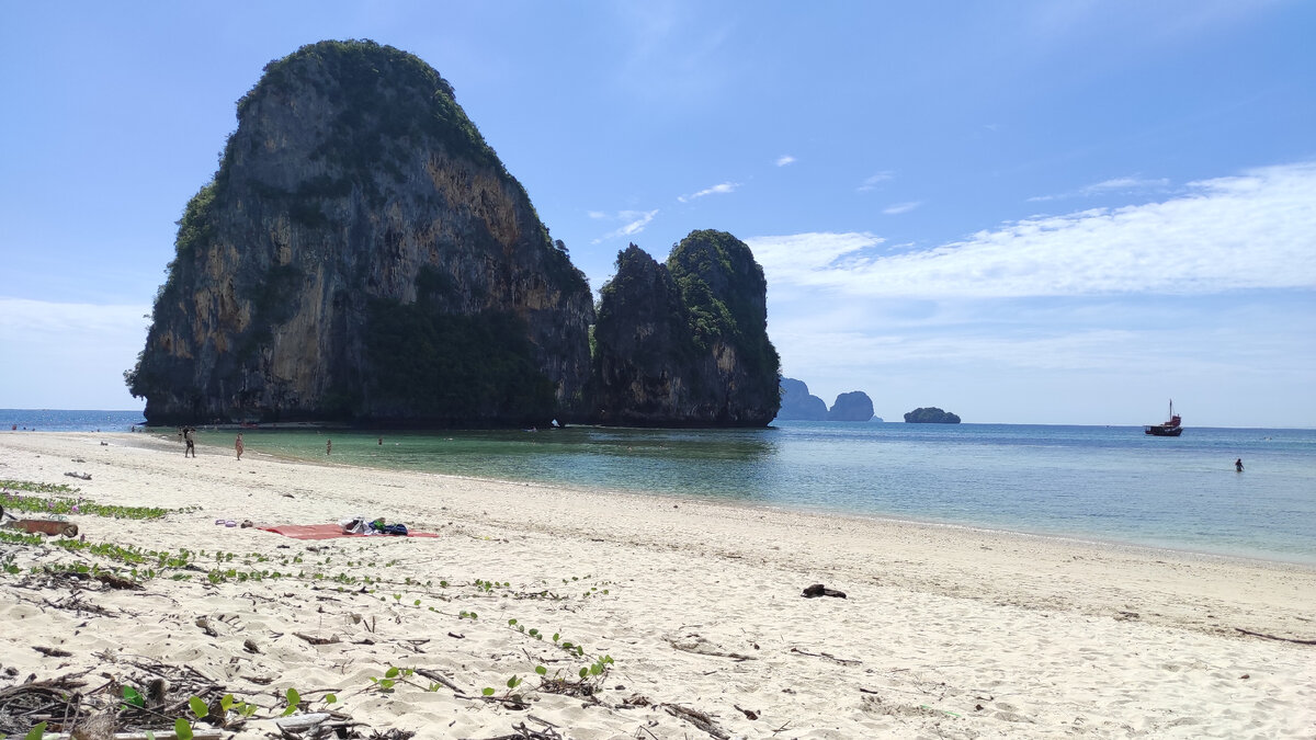 Пляж Прананг провинция Краби, Таиланд. 2023