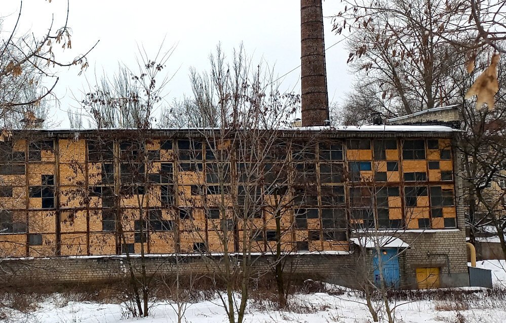 «Пиксельная» котельная в Донецке. Фото 2024 года