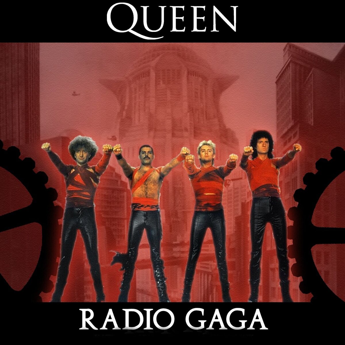 Клип песни радио. Queen - Radio ga ga (1984). Квин радио Гага. Фредди Меркьюри Radio Gaga. Queen Radio Gaga обложка.