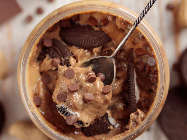 Арахисовая паста Ореозавр от Naorehi. Вид сверху