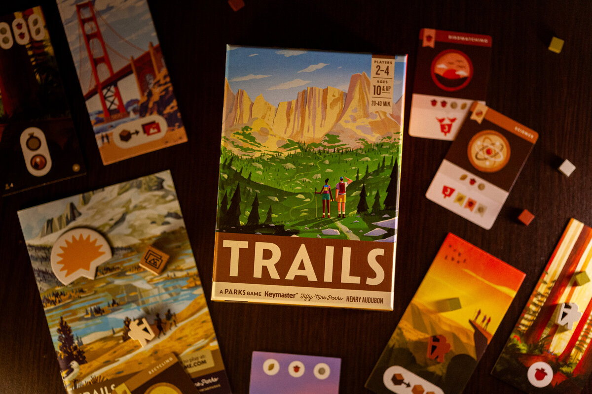 Trails / Тропы - эта настольная игра заменит вам поход на природу |  Thatsmyboardgame - настольные игры для всей семьи | Дзен