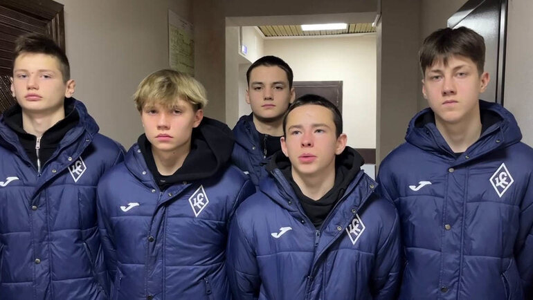    Игроки академии «Крыльев Советов».Скриншот видео
