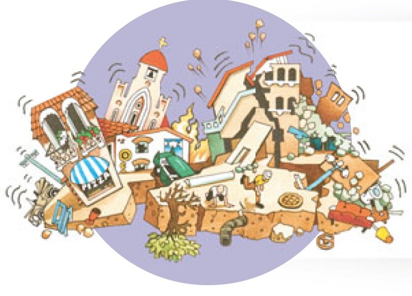 Землетрясение — это колебание земной коры, вызванное внезапным высвобождением энергии в виде сейсмических волн.