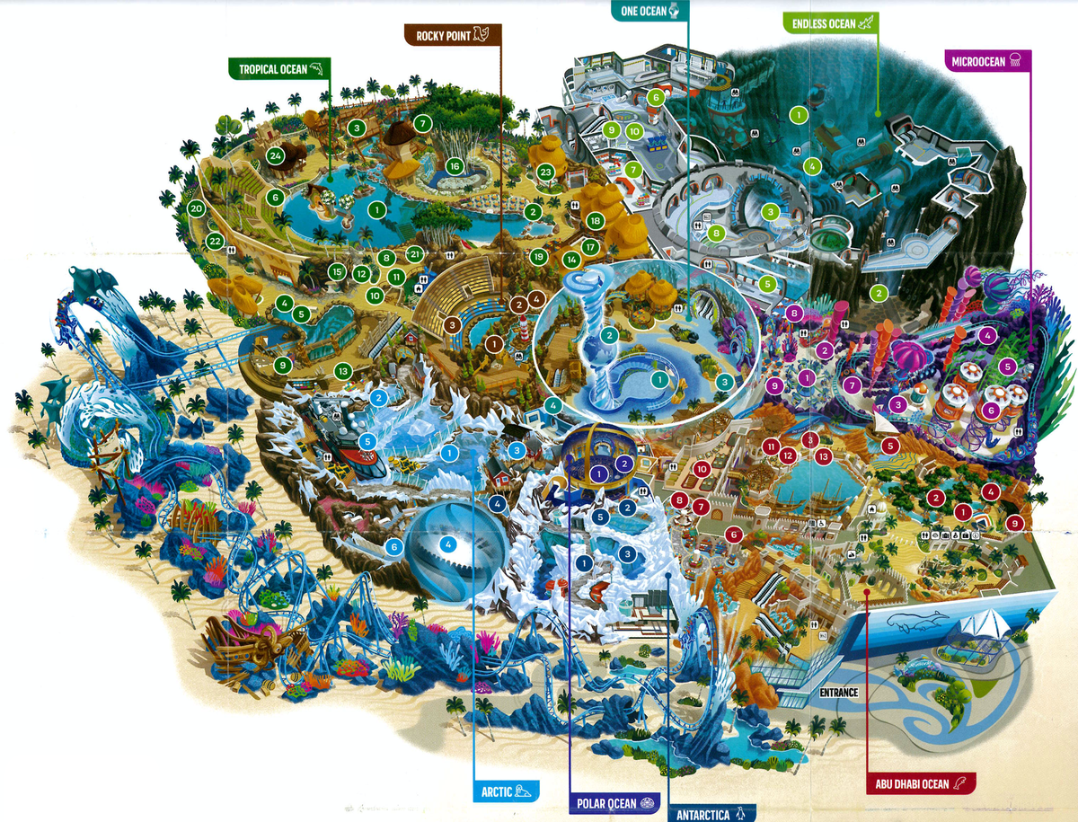 SeaWorld карта 