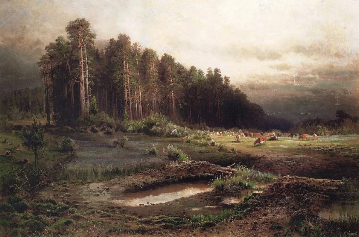 "Лосиный остров в Сокольниках", 1869 г. 