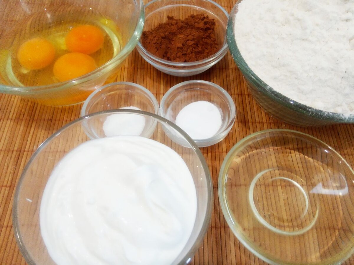 Ингредиенты для приготовления мягких вафлей