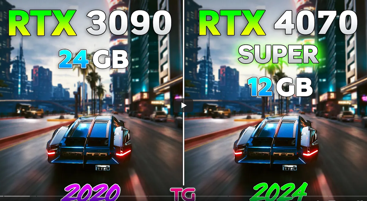 RTX 4070 SUPER vs RTX 3090, как устарела карта 2020 сегодня? |  Пояснительная Бригада! | Дзен