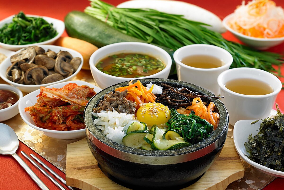 Очень узнаваемый корейский стол, фото из открытого источника.