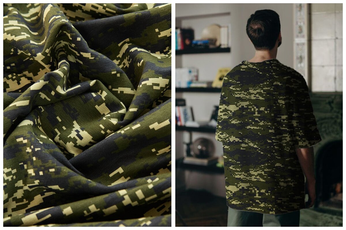 Футер 2-х нитка в стиле милитари