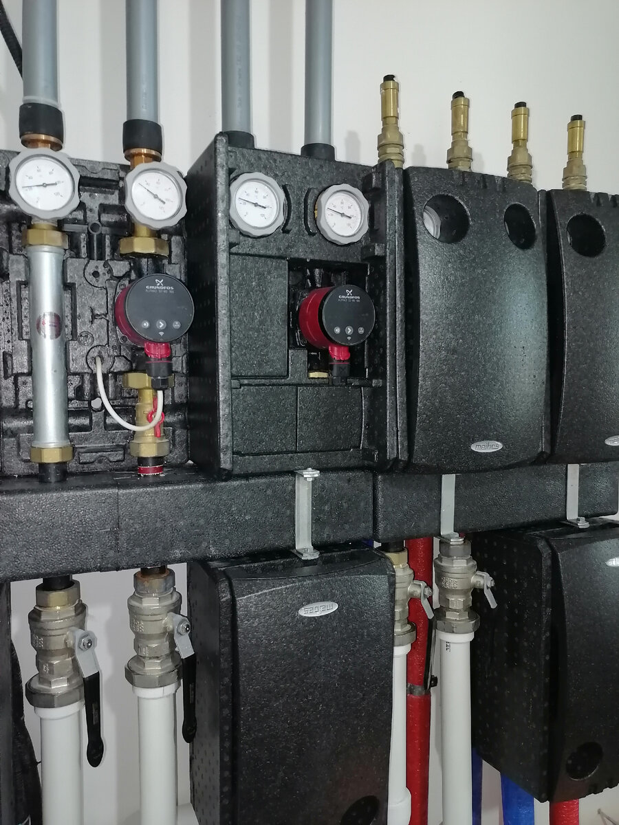 Коллекторы и насосные группы быстрого монтажа. 