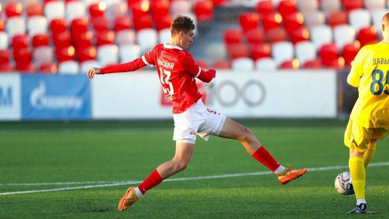    Нападающий «Спартака» Артем Быковский. ФК «Спартак»