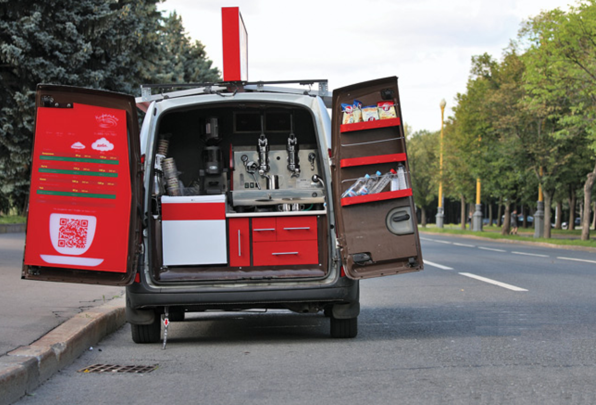 габариты двухпостовой кофемашины весьма внушительны