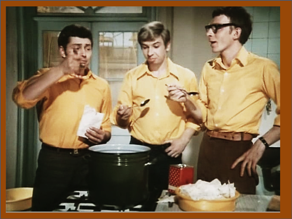 Кадр из фильма " Жили три холостяка"