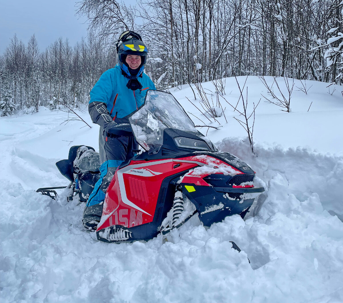 Снегоход OSM SM 1000 на Северном Урале