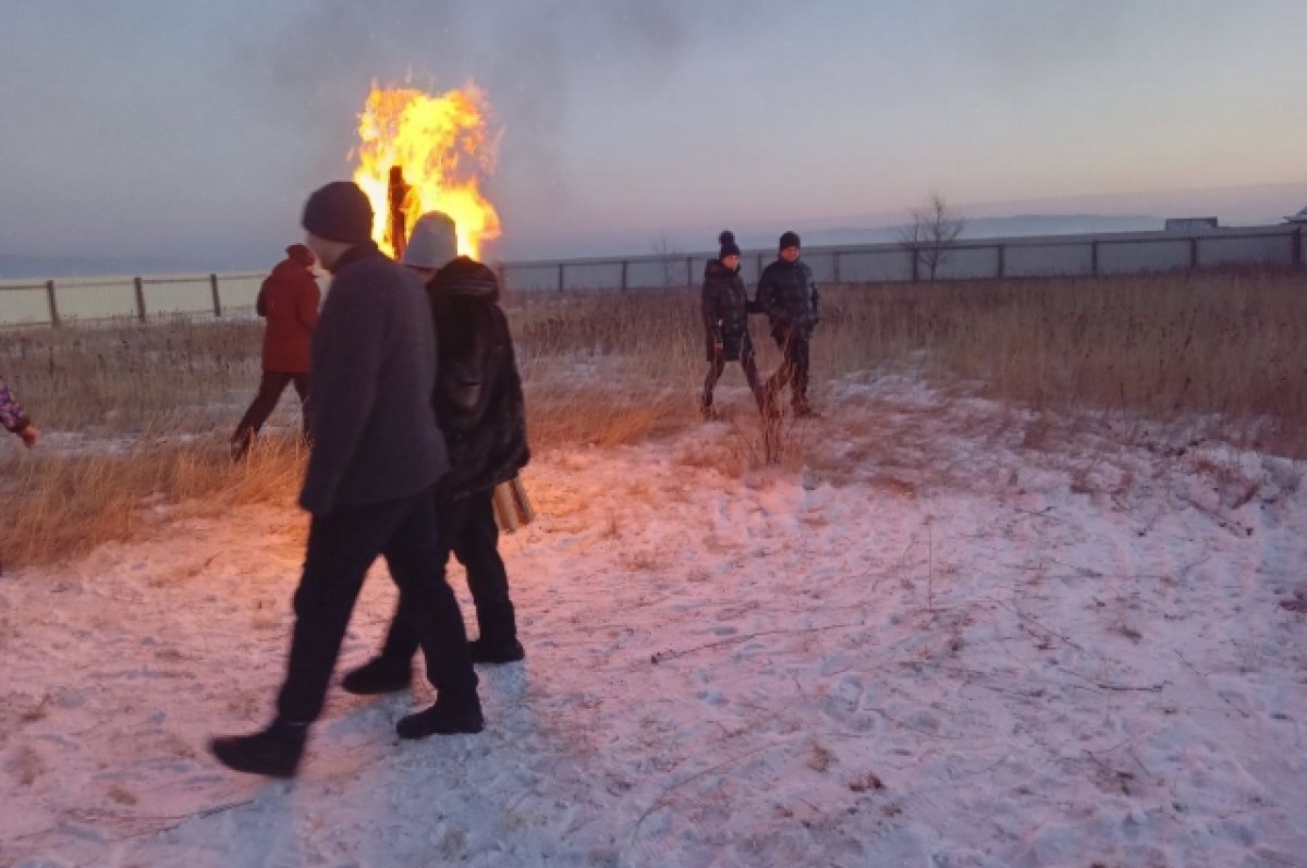   Шаманы Забайкалья призвали духов для очищения перед Сагаалганом