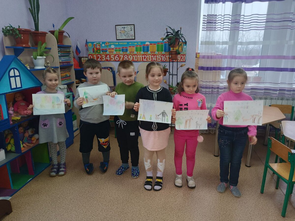    Воспитанники детсада № 37 в прифронтовой Макеевке нарисовали сказочную Югру