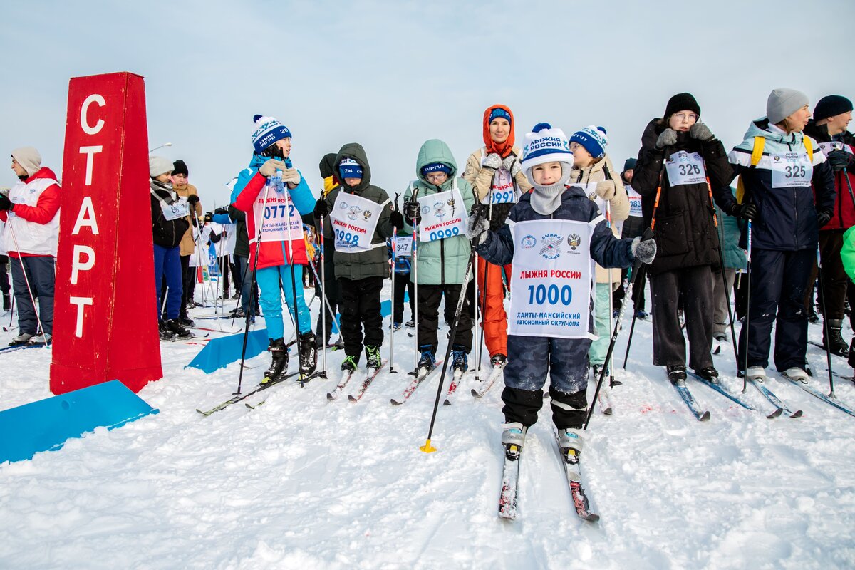    «Лыжня России» объединила около трех тысяч сургутян