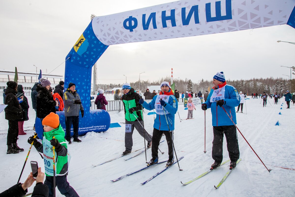    «Лыжня России» объединила около трех тысяч сургутян