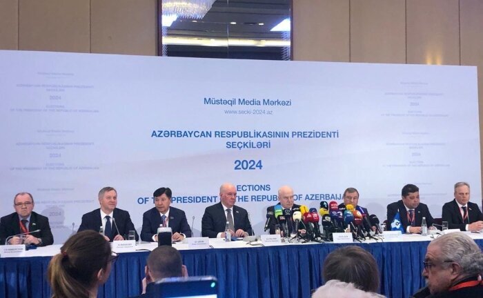 Международные наблюдатели выступили на пресс-конференции, делегацию российского Совфеда возглавил Григорий Карасин. Фото взято с сайта council.gov.ru