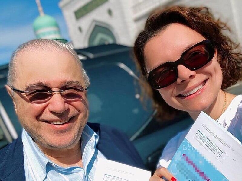 Евгений Петросян с женой