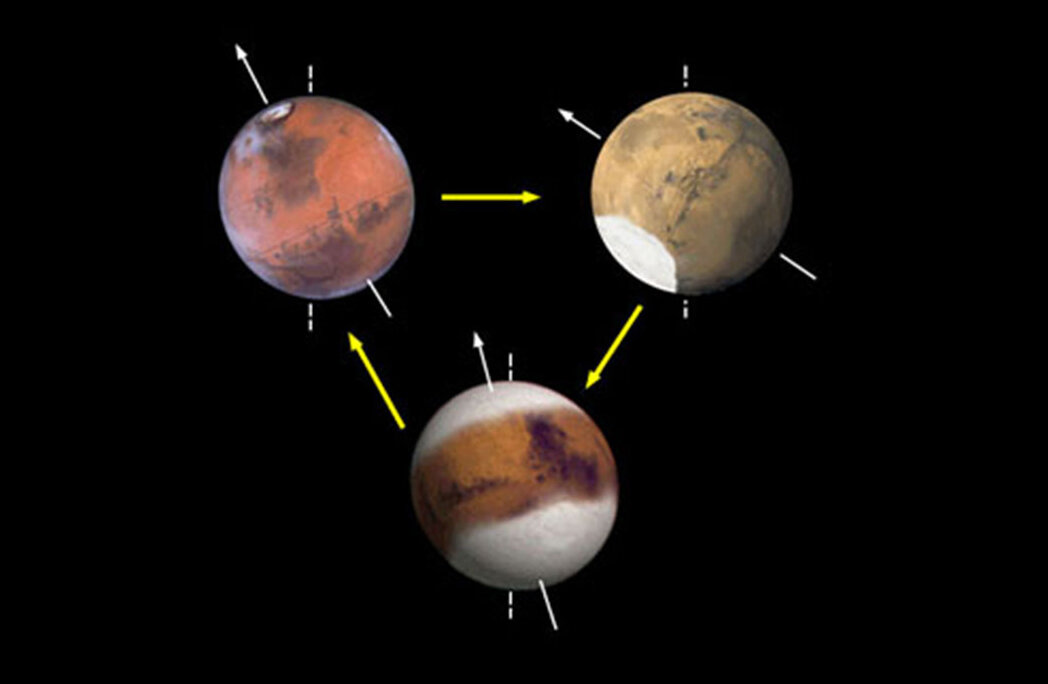 Времена года на марсе. Наклон оси вращения Венеры. Наклон оси.вращение вокруг оси Марса. Период вокруг оси Марс. Ось вращения Марса.