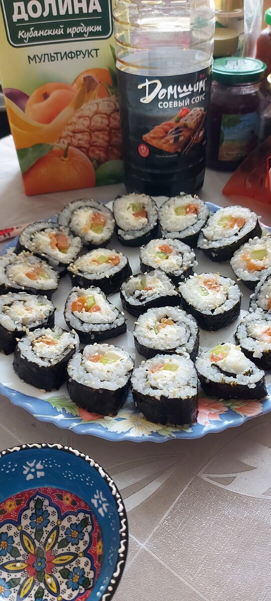 Домашние роллы. Фото из личного архива.