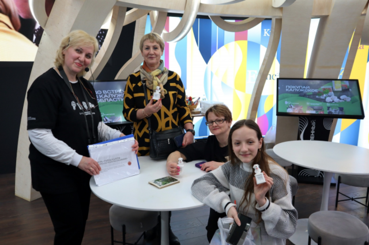    О калужском Белом Биме рассказали на выставке «Россия» на ВДНХ