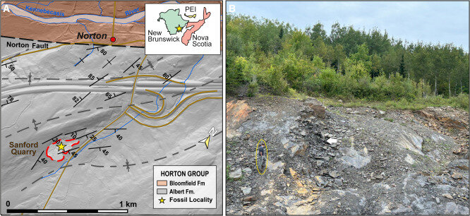 Карьер Сэнфорд, Нью-Брансуик, Канада.