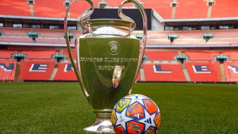    УЕФА представил мяч для плей-офф и финального матча Лиги чемпионов 2024 года.Сайт УЕФА