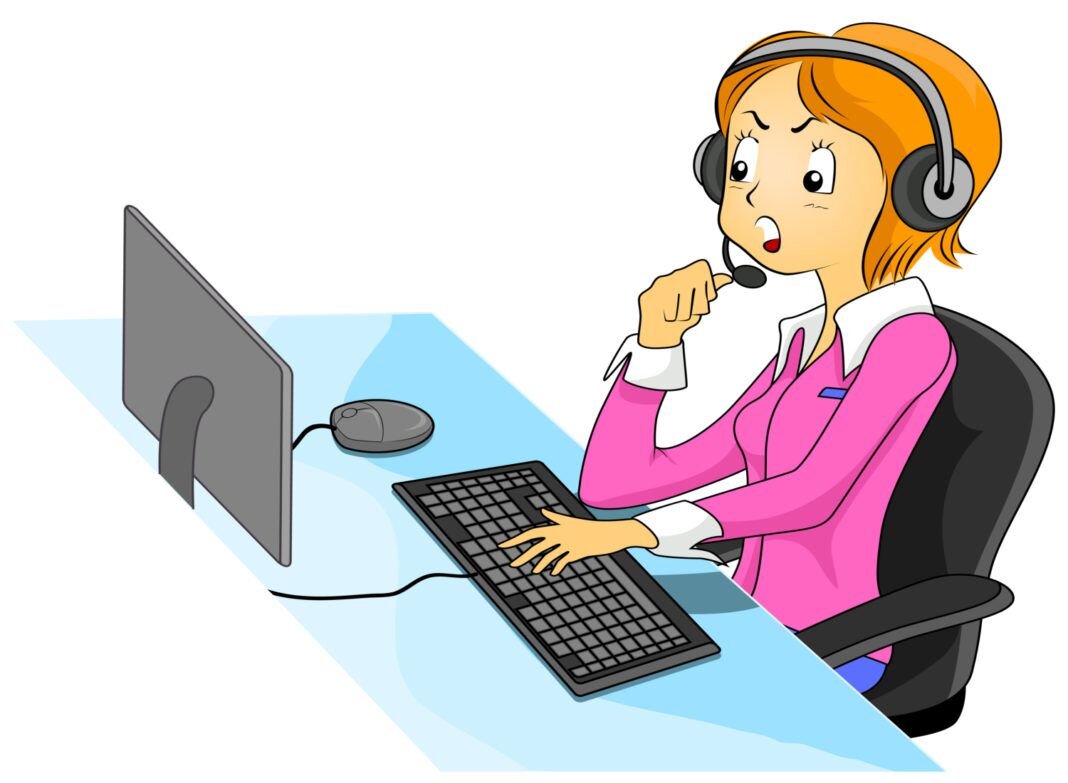 Многие кол операторы и диспетчеры сейчас работают на дому, а не в офисе (рис. из свободного источника в Интернете) 