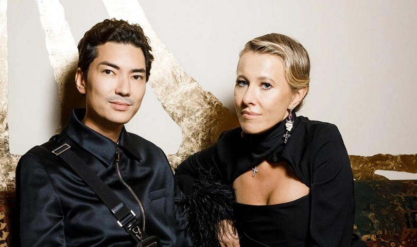 Ариан Романовский  и Ксения Собчак