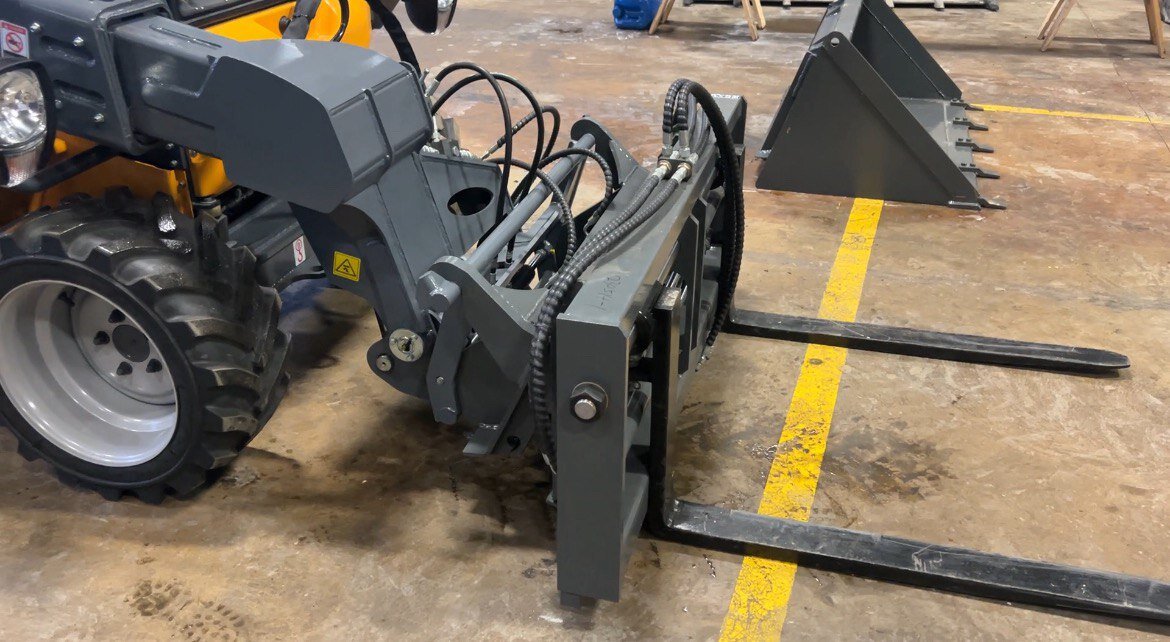 палетные вилы, гидравлически регулируемые из кабины оператора