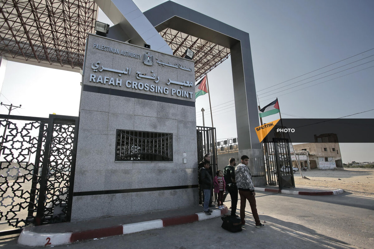 КПП "Рафах" на границе с Египтом © Sputnik/Андрей Стенин
