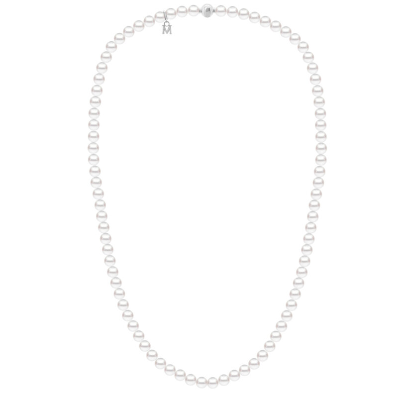 Колье Mikimoto Core из белого золота с жемчугом